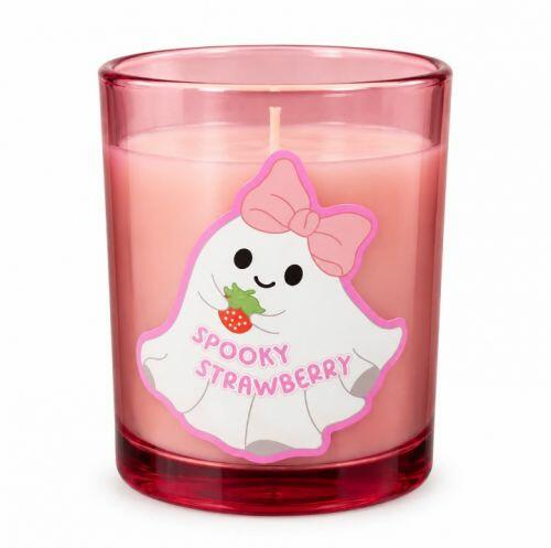SPOOKY STRAWBERRY GHOST HALLOWEEN SCENTED CANDLE