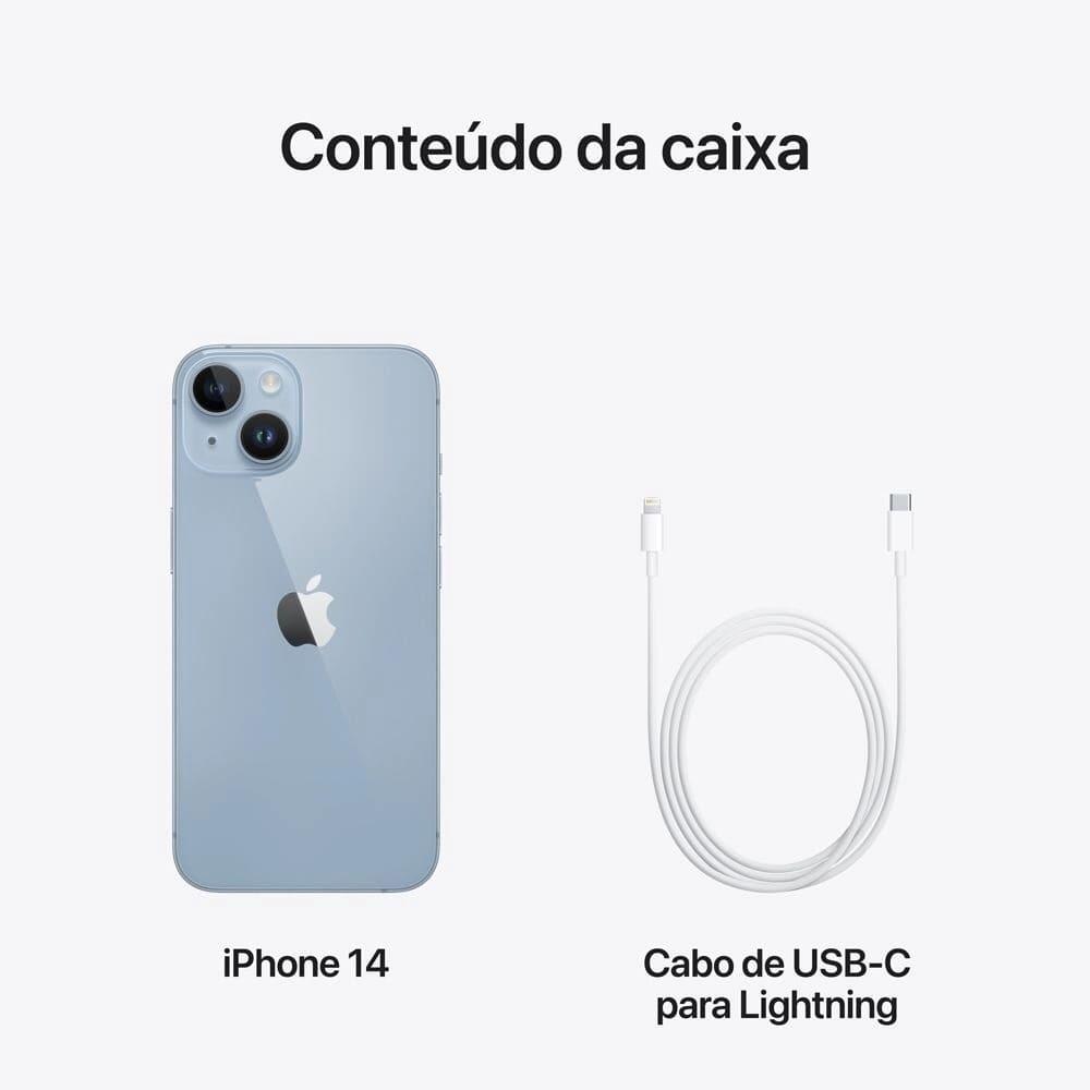 Apple iPhone 14 256GB iOS 5G Wi-Fi Tela 6.1