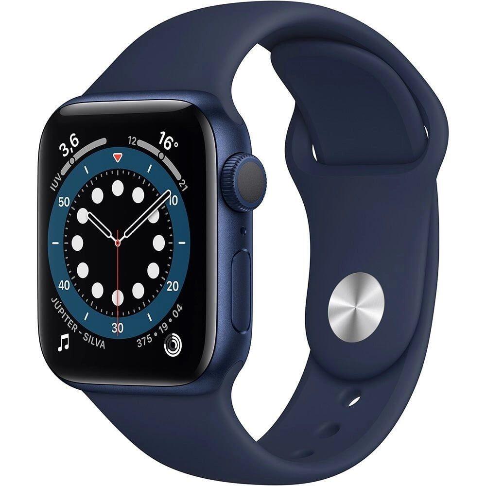 Apple Watch Series 6/A2292〈M00H3J/A〉 (8) Apple Watch Series 6 (GPS) 40mm caixa azul de alumínio - a partir