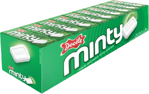 Comprar PASTILHA DOCILE MINTY HORTELA 40X17G