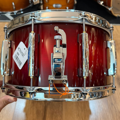 Comprar Caixa Pearl New Masters 14X7 Deep Red Burst 100% Em Maple