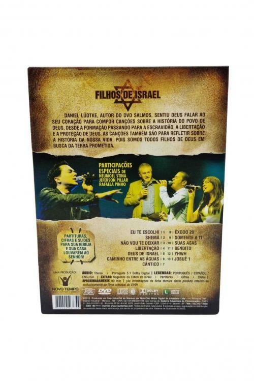 Comprar DVD + CD Filhos de Israel - Daniel Lutdke - a partir de R
