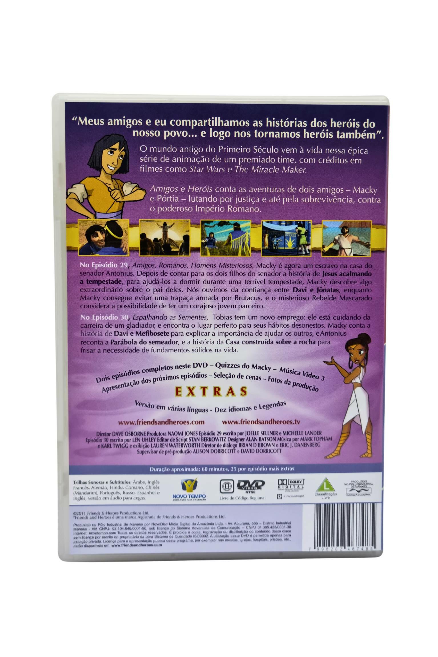 Comprar DVD Infantil Amigos e Heróis 14 - Episódios 29 e 30 - a