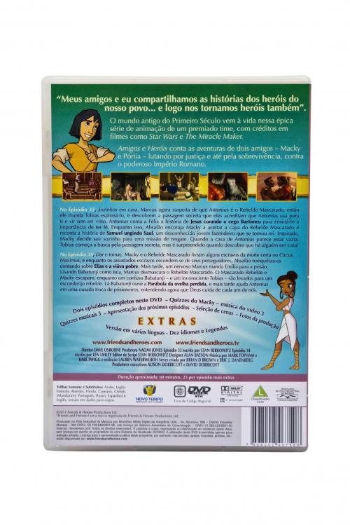 Comprar DVD Infantil Amigos E Heróis 16 - Episódios 33 e 34 - R$31,91