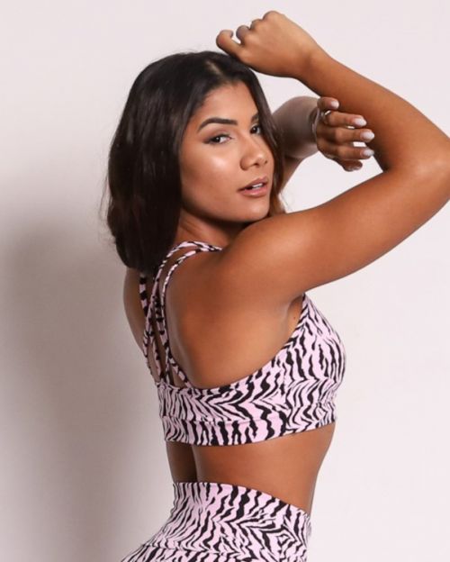 Top Lu Zebra Rosaceo