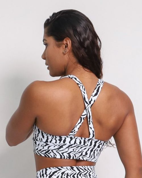 Top Karol Zebra Branco
