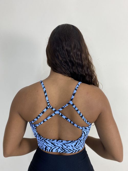 Top Búzios Zebra Beau Blue