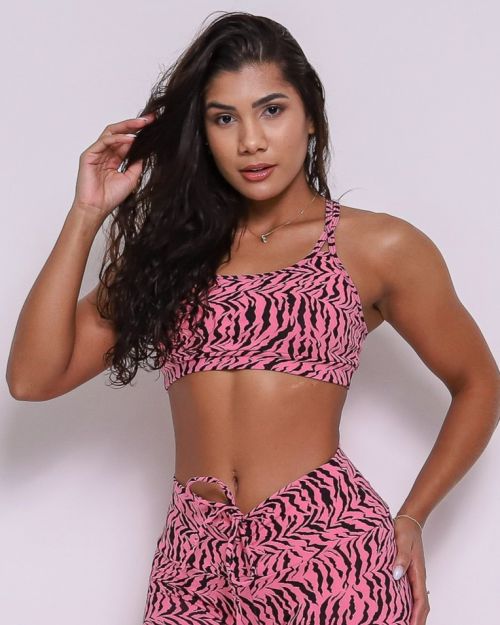 Top Lu Zebra Pink Lemonade