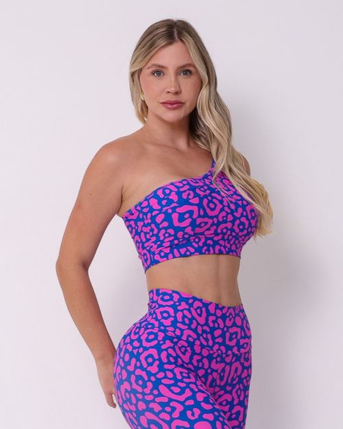 Top Paloma Onça Penélope Roxo/Rosa