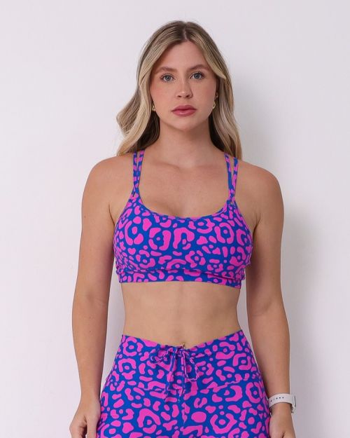 Top Lu On�a Pen�lope Roxo/Rosa