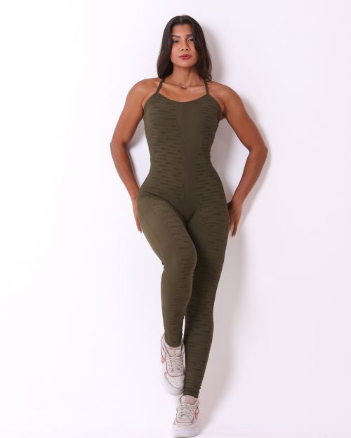 Macacão Ju Jacquard Comfy