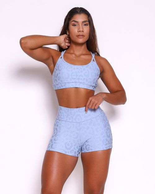 Conjunto Short Básico Curtinho New Onça Fit + Top Lu