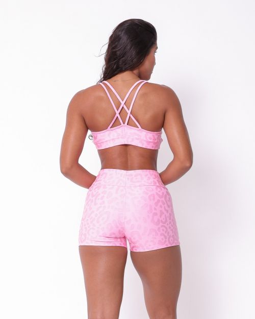 Conjunto Short Básico Curtinho New Onça Fit + Top Lu