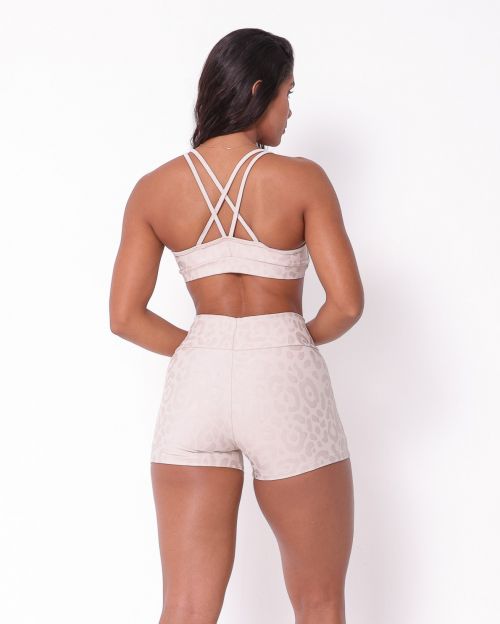 Conjunto Short Básico Curtinho New Onça Fit + Top Lu