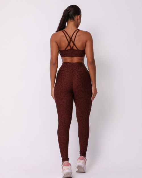 Conjunto Cal�a Legging Empina New On�a Fit + Top Lu