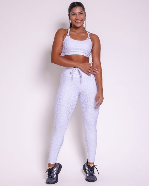 Conjunto Cal�a Legging Empina New On�a Fit + Top Lu