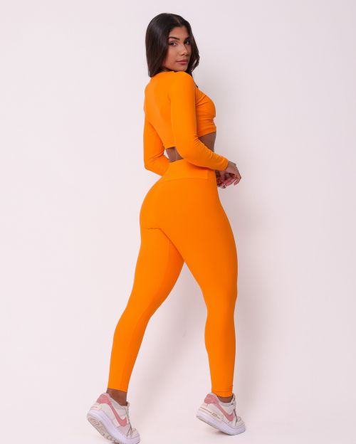 Conjunto Cal�a Legging B�sica Light + Top Maria