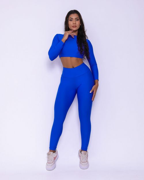 Conjunto Cal�a Legging B�sica Light + Top Maria