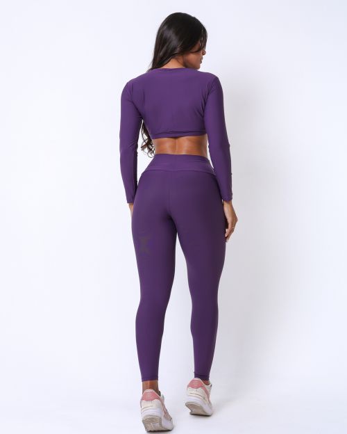 Conjunto Cal�a Legging B�sica Light + Top Maria
