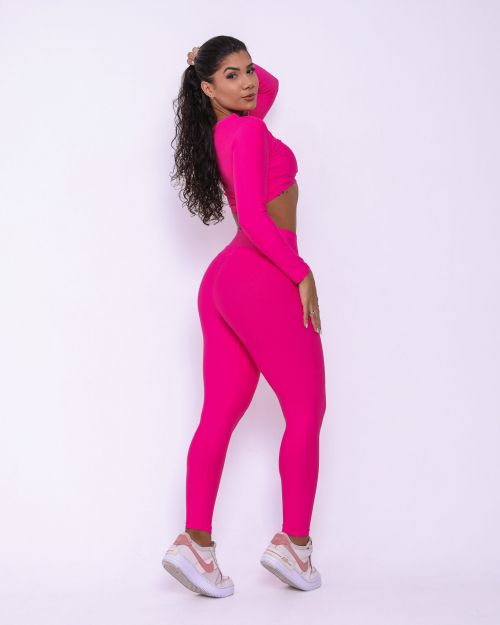Conjunto Cal�a Legging B�sica Light + Top Maria