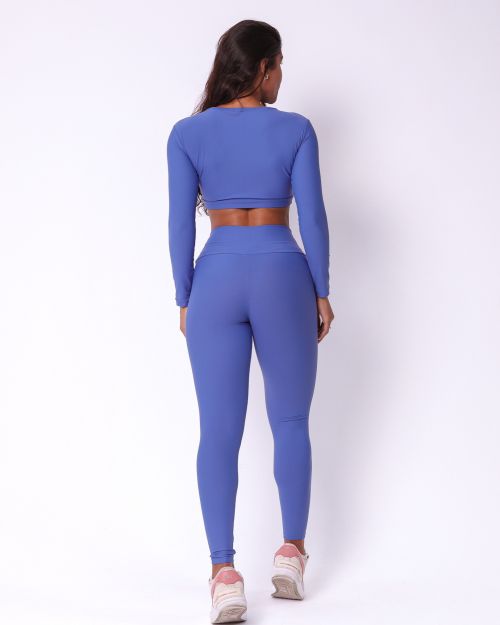 Conjunto Cal�a Legging B�sica Light + Top Maria