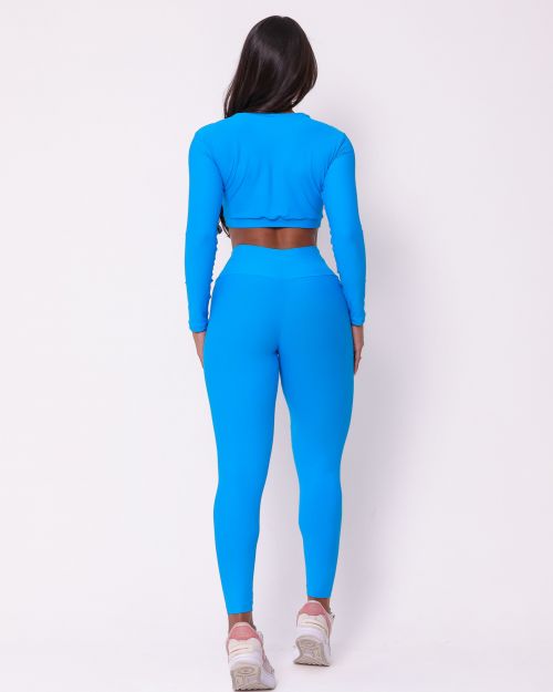 Conjunto Cal�a Legging B�sica Light + Top Maria