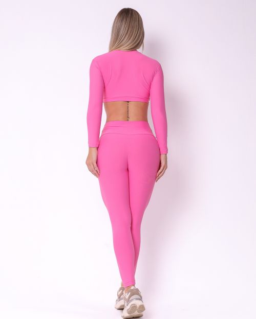 Conjunto Cal�a Legging B�sica Light + Top Maria
