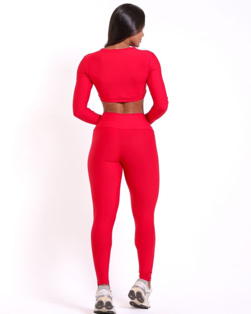 Conjunto Cal�a Legging B�sica Light + Top Maria
