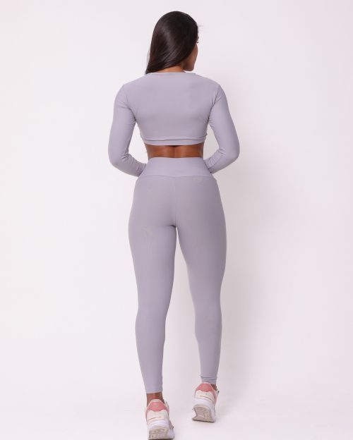 Conjunto Cal�a Legging B�sica Light + Top Maria