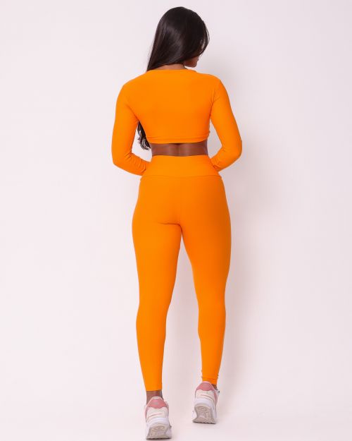 Conjunto Cal�a Legging B�sica Light + Top Maria