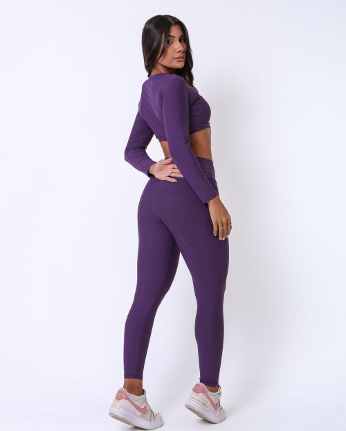 Conjunto Cal�a Legging B�sica Light + Top Maria