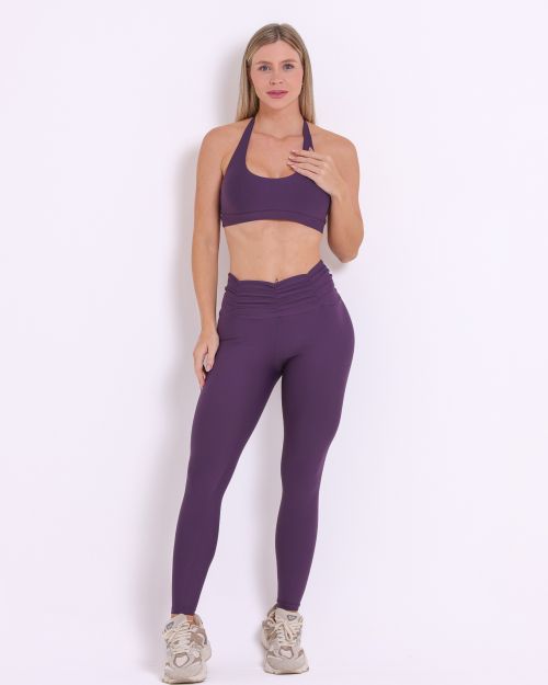 Conjunto Cal�a B�sica C�s Franzido Light + Top Jhully