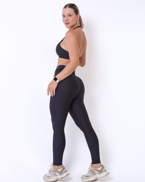 Conjunto Cal�a B�sica C�s Franzido Light + Top Jhully