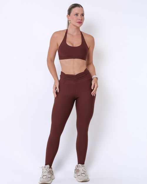 Conjunto Cal�a B�sica C�s Franzido Light + Top Jhully