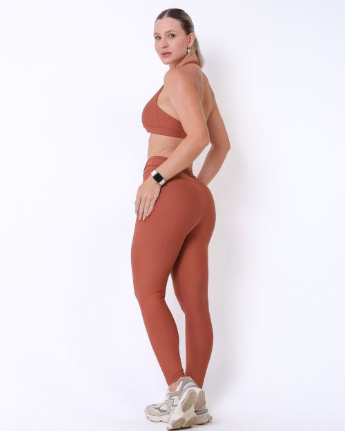 Conjunto Cal�a B�sica C�s Franzido Light + Top Jhully