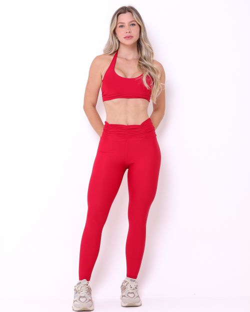 Conjunto Cal�a B�sica C�s Franzido Light + Top Jhully