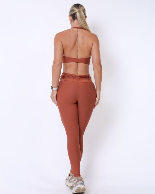 Conjunto Cal�a B�sica C�s Franzido Light + Top Jhully