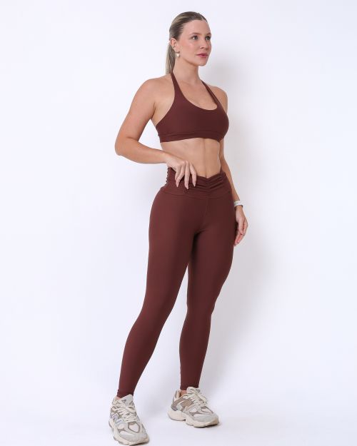 Conjunto Cal�a B�sica C�s Franzido Light + Top Jhully