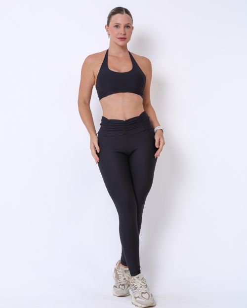 Conjunto Cal�a B�sica C�s Franzido Light + Top Jhully