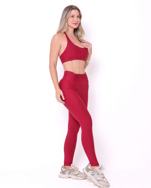 Conjunto Cal�a B�sica C�s Franzido Light + Top Jhully