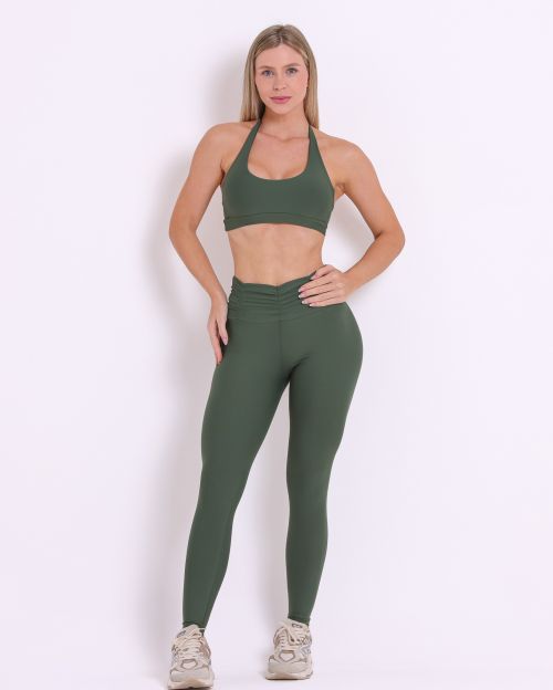 Conjunto Cal�a B�sica C�s Franzido Light + Top Jhully