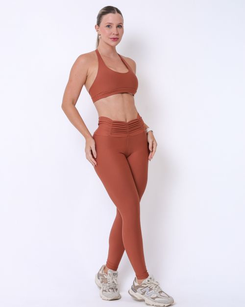 Conjunto Cal�a B�sica C�s Franzido Light + Top Jhully
