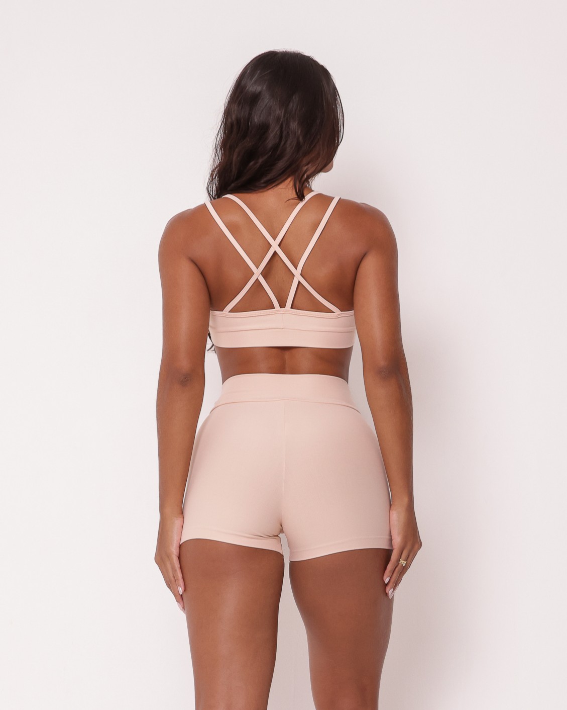 Conjunto Short Básico Cós Cruzado Light + Top Lu