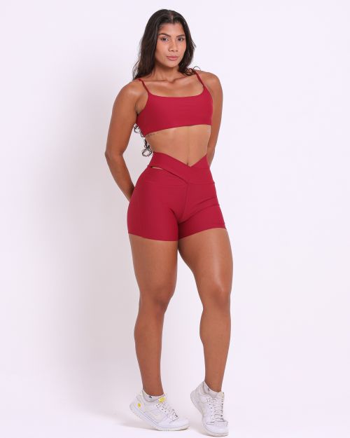 Conjunto Short B�sico C�s Cruzado Light + Top Ju