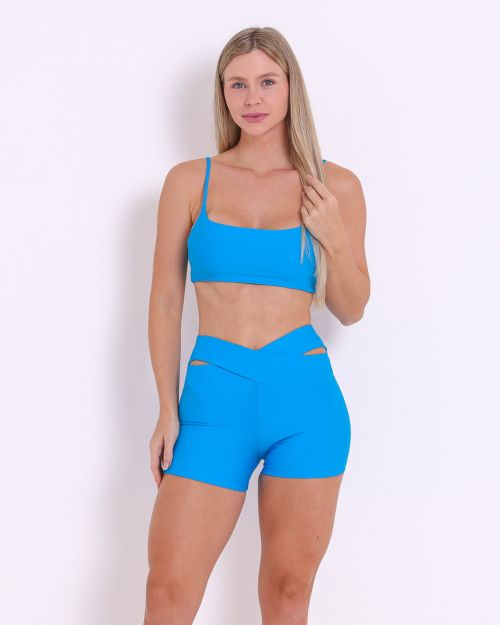 Conjunto Short B�sico C�s Cruzado Light + Top Ju