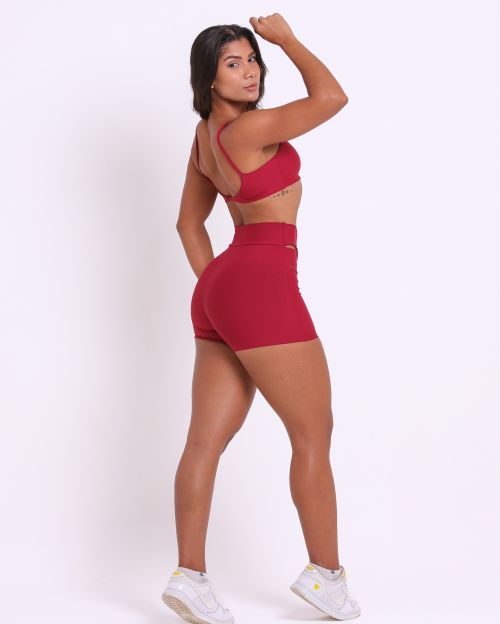 Conjunto Short B�sico C�s Cruzado Light + Top Ju