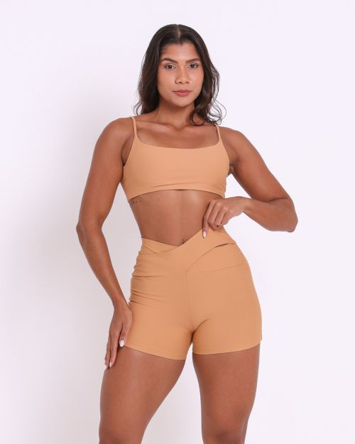Conjunto Short B�sico C�s Cruzado Light + Top Ju