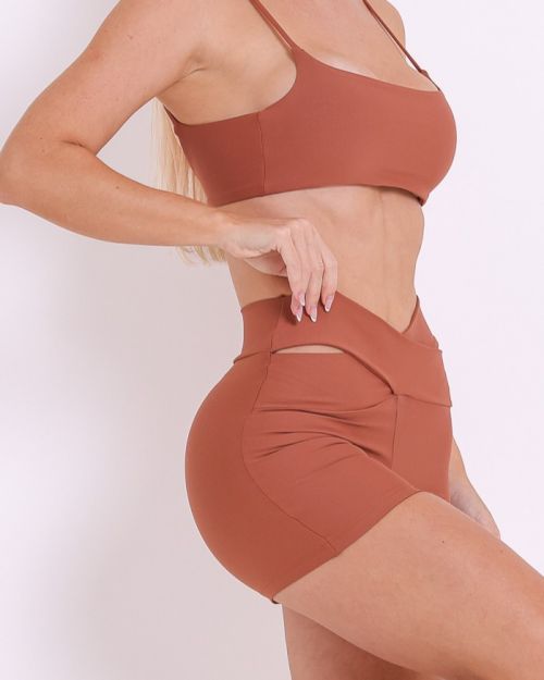 Conjunto Short B�sico C�s Cruzado Light + Top Ju