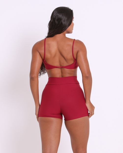 Conjunto Short B�sico C�s Cruzado Light + Top Ju