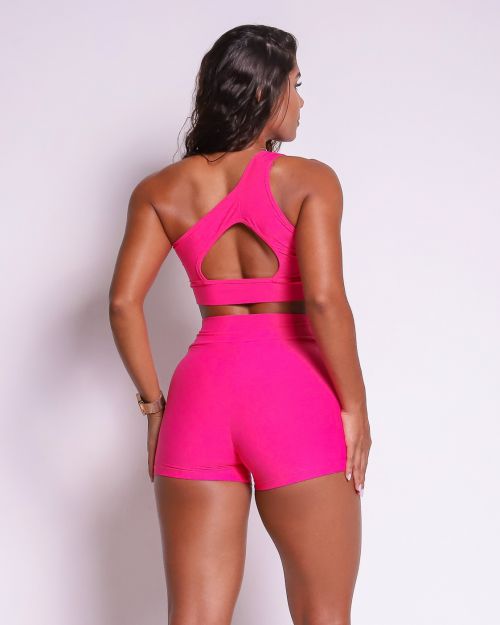 Conjunto Short B�sico C�s Cruzado Light + Top Paloma